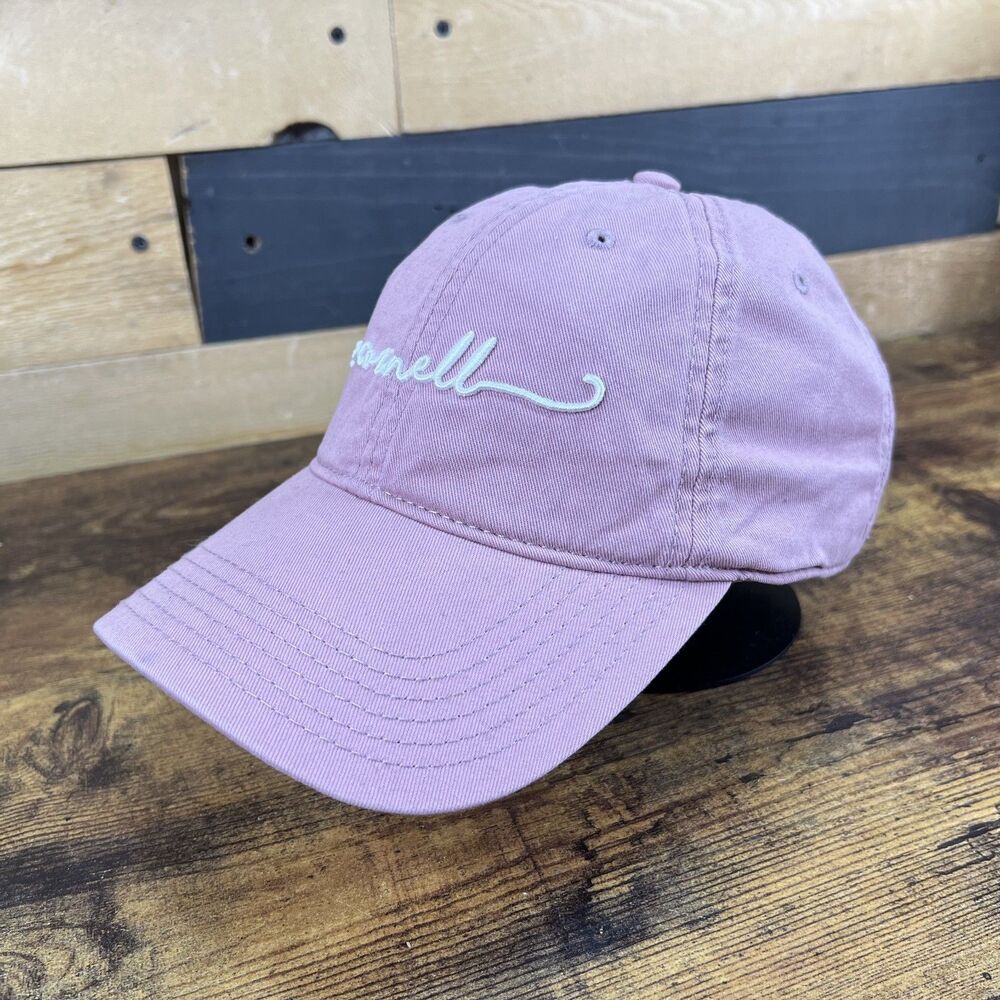 Cornell University Pink Womens Embroidered Adjustable Hat Baseball Cap